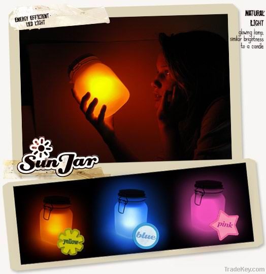 Solar sun jar