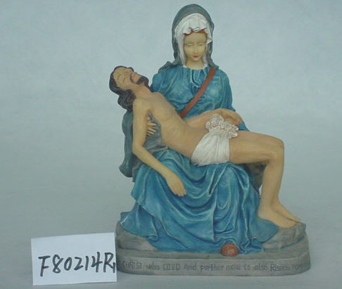 polyresin religious statue