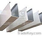 Aluminum square tube ceiling