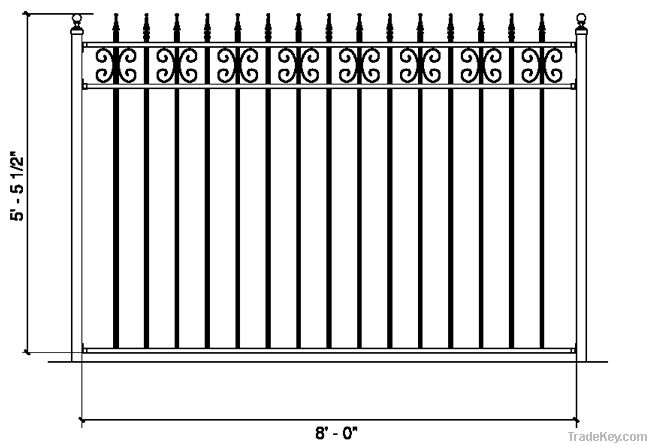 metal fence/construction materials