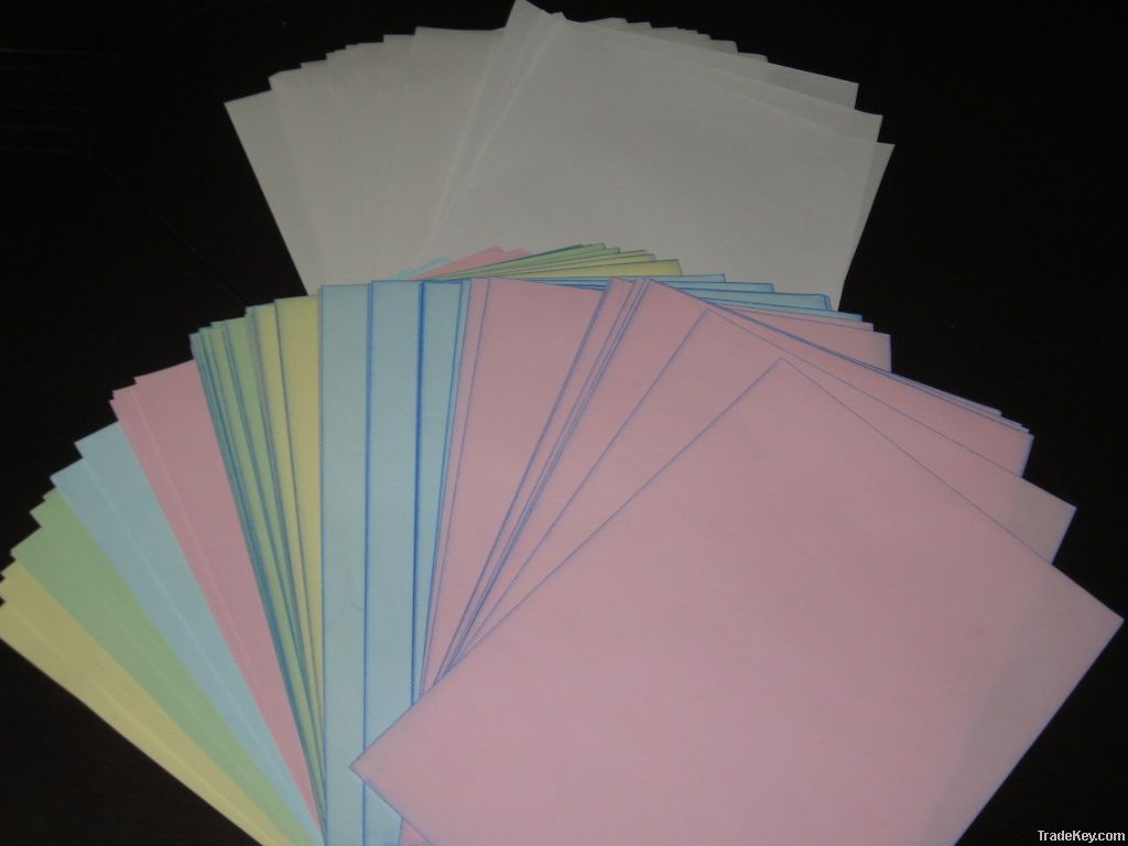 Carbonless copy paper