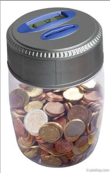 Hi-Tech Digital Coin Counting Money Jar