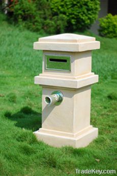 Mail box w/ gray finish