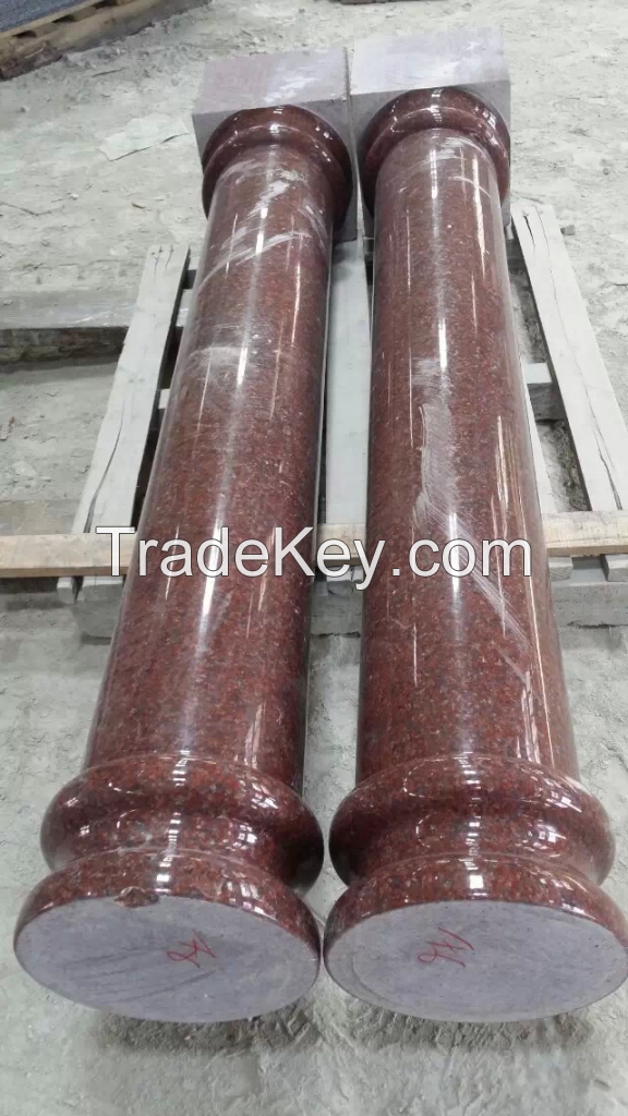 China Red Granite Baluster 