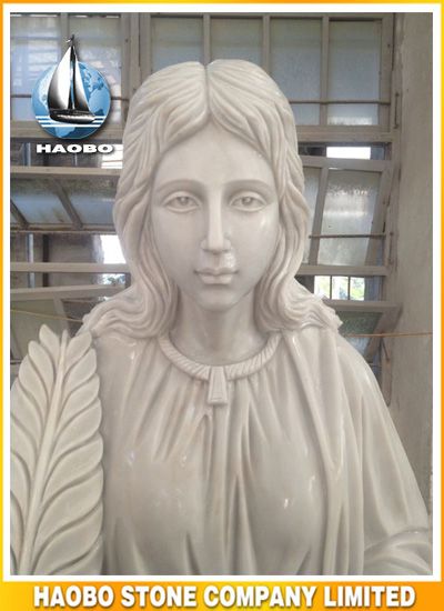 Haobo Stone Hand Carved Custom Saint Barbara Statue