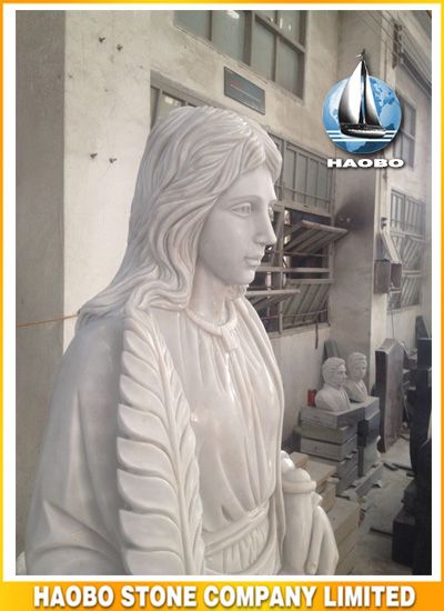 Haobo Stone Hand Carved Custom Saint Barbara Statue