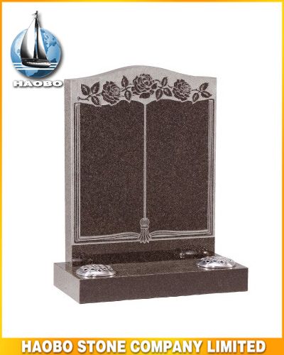 Book Shaped Granite and Marble Tombstones