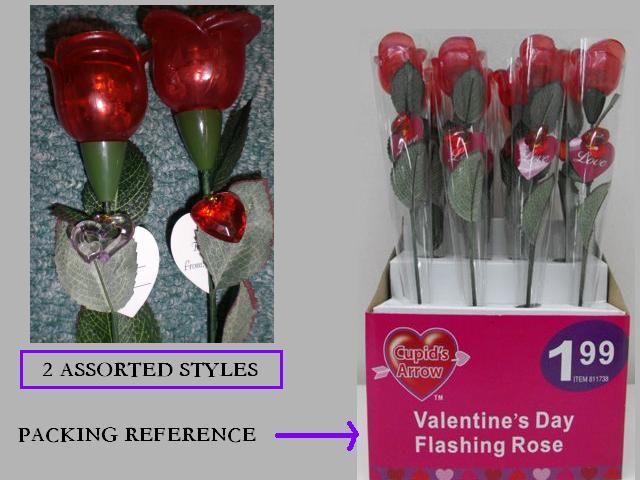 Holiday Gift  Flashing Rose