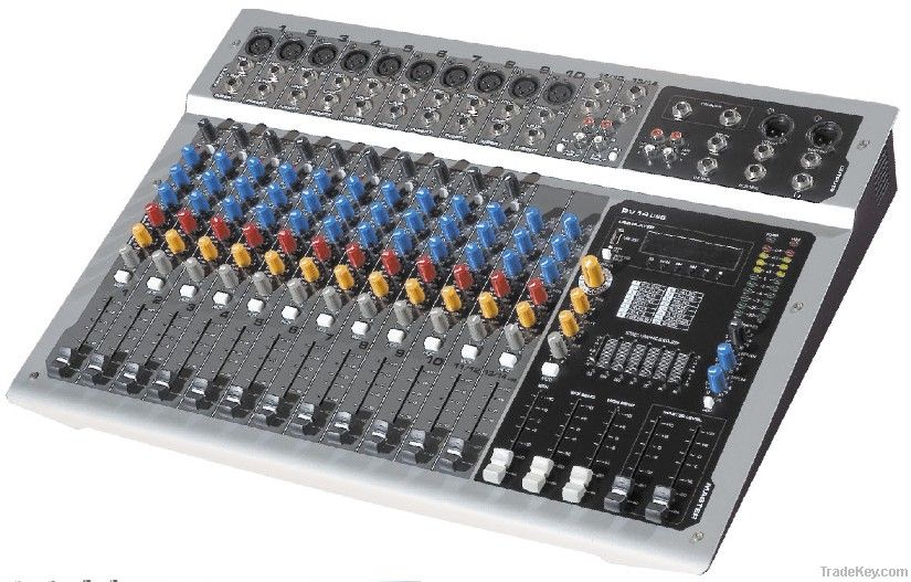 14 Channel 48V Phantom Power PV14USB Audio Mixer