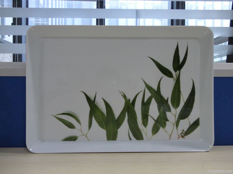 rectangular melamine serving tray