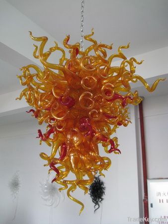 Blown Glass Chandelier