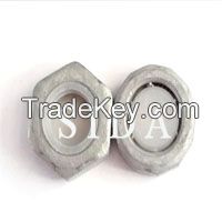 thin hex anti-theft nut for steel tower transmission lines