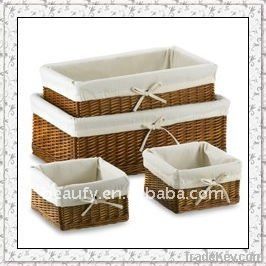 square willow storage baskets