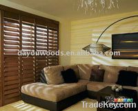 modern sliding plantation shutter