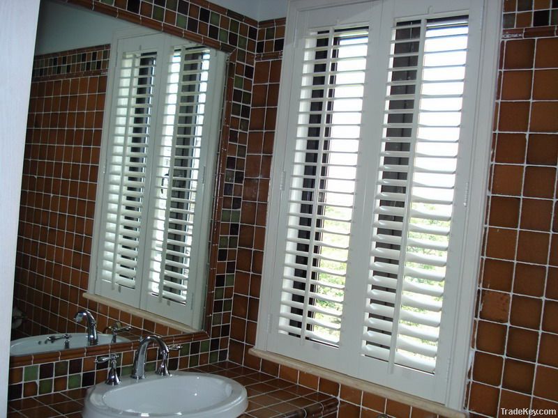 Stylish wooden shutter