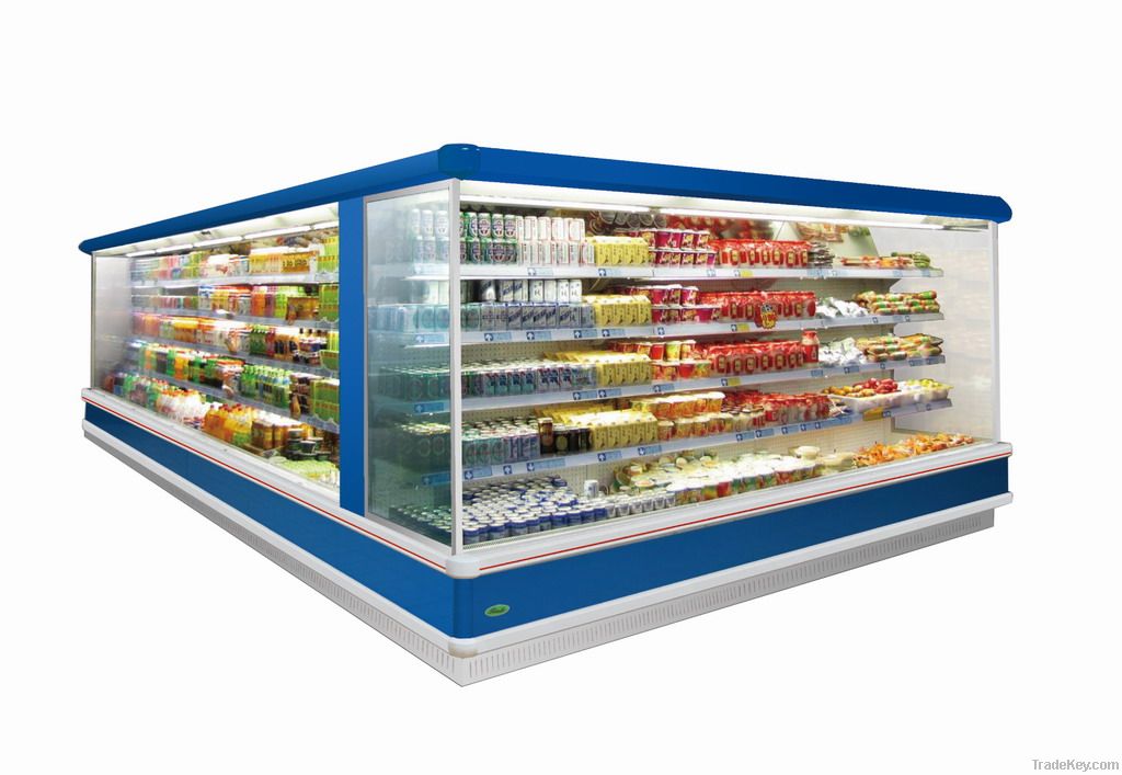 Refrigerator Freezer Display Showcase Cabinet for Dairy, Bottle, Drink