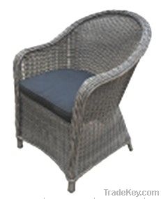 Alum wicker chair