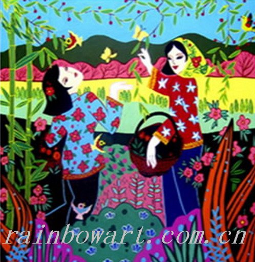 Folk Art Painting