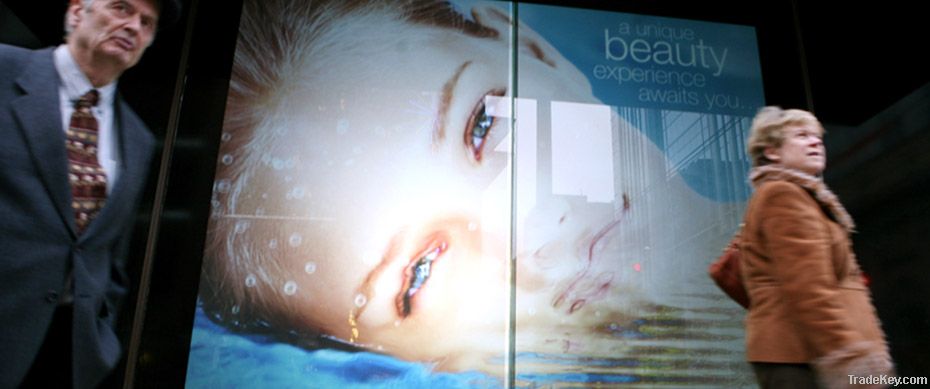 Rear projection film