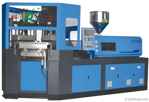 machine for moulding plastic bottle