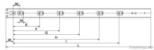 4502-S soft-closing ball bearing slide