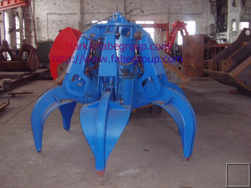 Motor Hydraulic Orange Peel Grab