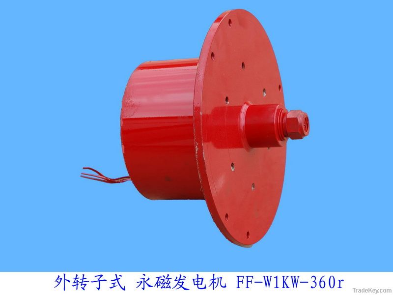 Rare Earth Synchronous Permanent Magnet Wind Generator FF-100kw/150rpm