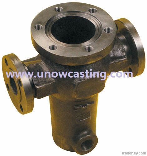 Machine pipe fitting part