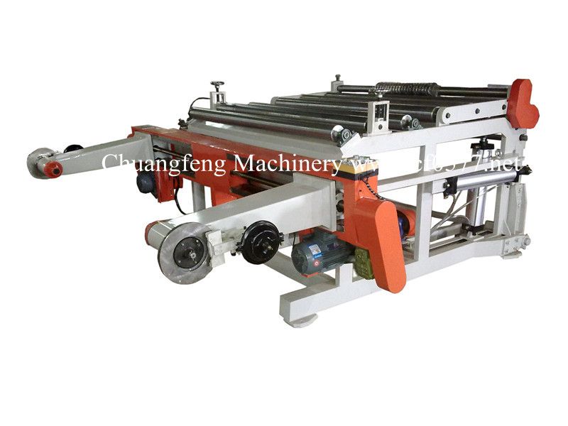 Paper roll sitting rewinding machine