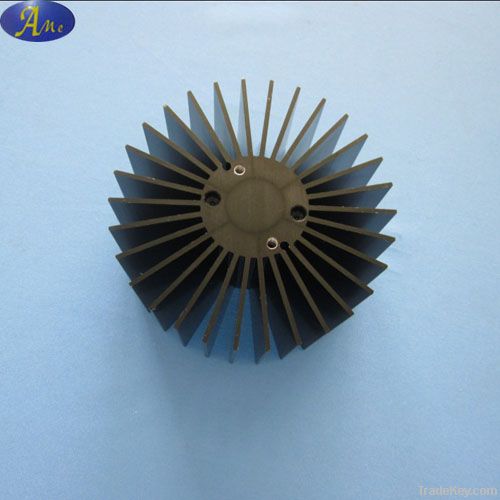 Aluminum extrusion LED heat sink, radiator