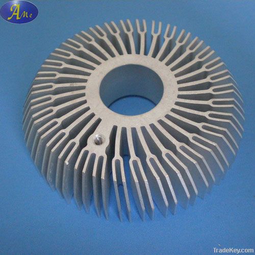 Aluminum extrusion LED heat sink, radiator