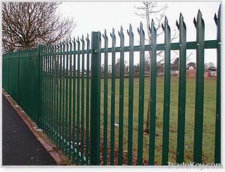 Palisade fence