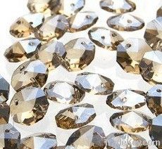 Octagonal Crystal Bead