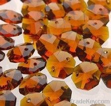 Octagonal Crystal Bead