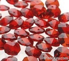 Octagonal Crystal Bead