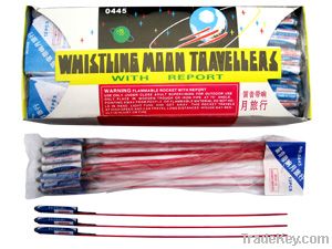 0445 whistling Moon Travellers rocket fireworks