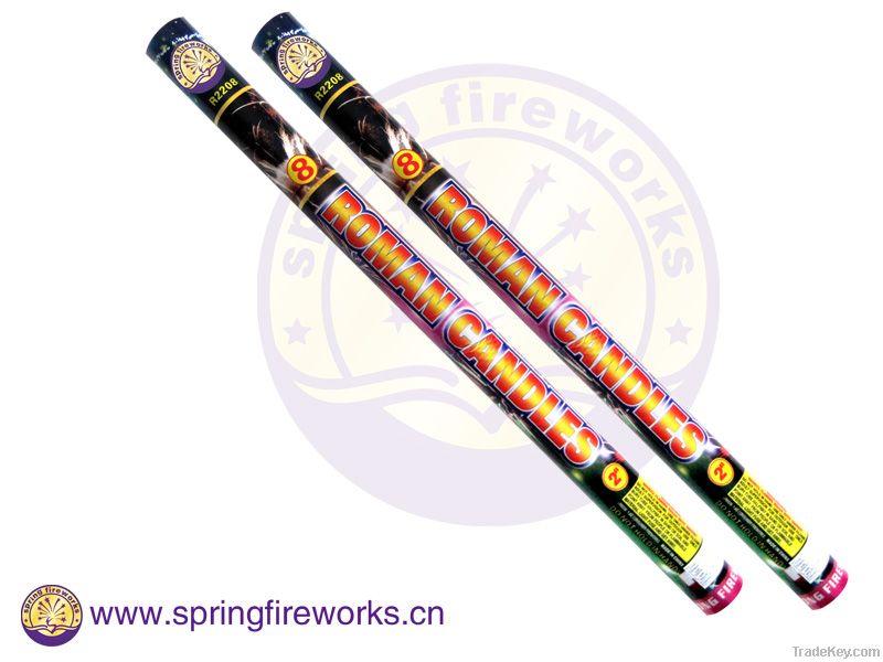 802 1.2inch fireworks roman candle