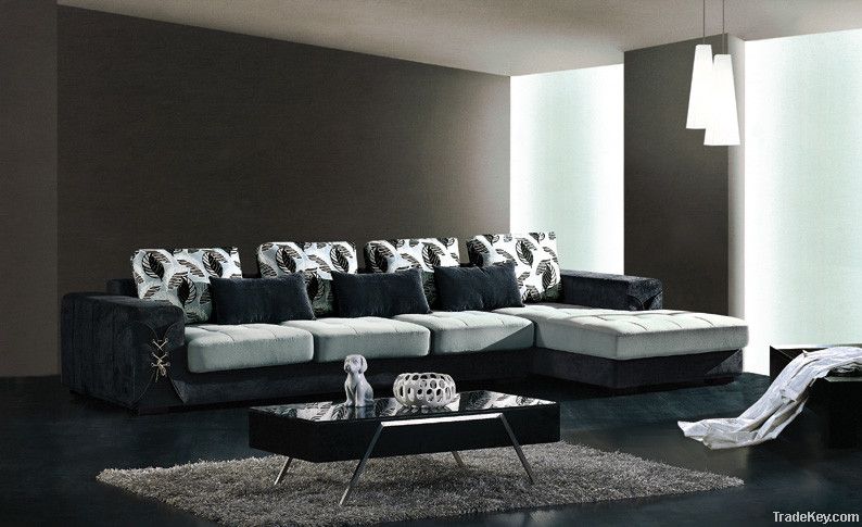 1+3 Fabric Sofa, L Shape Sofa