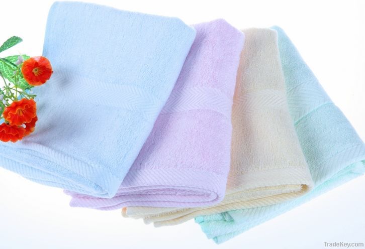 Free shipping, OEM, bamboo fiber towel