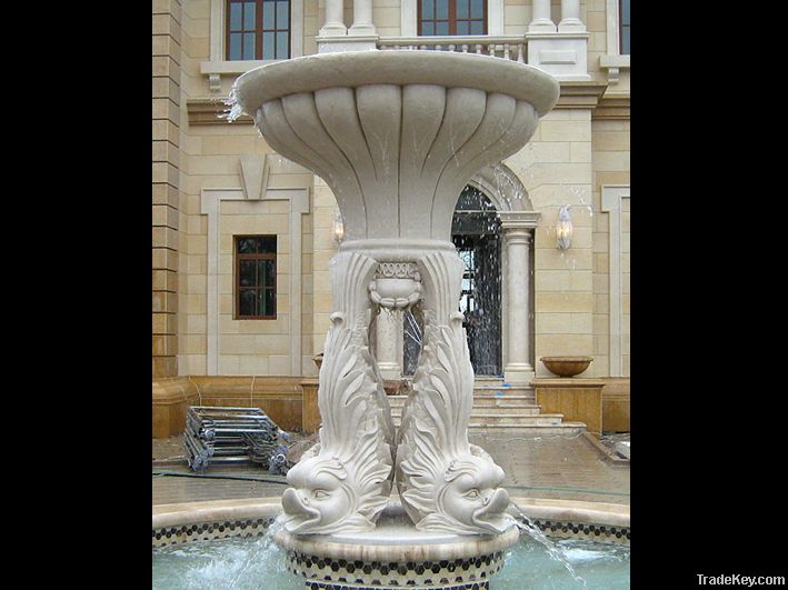 FRP Imitation stone fountain