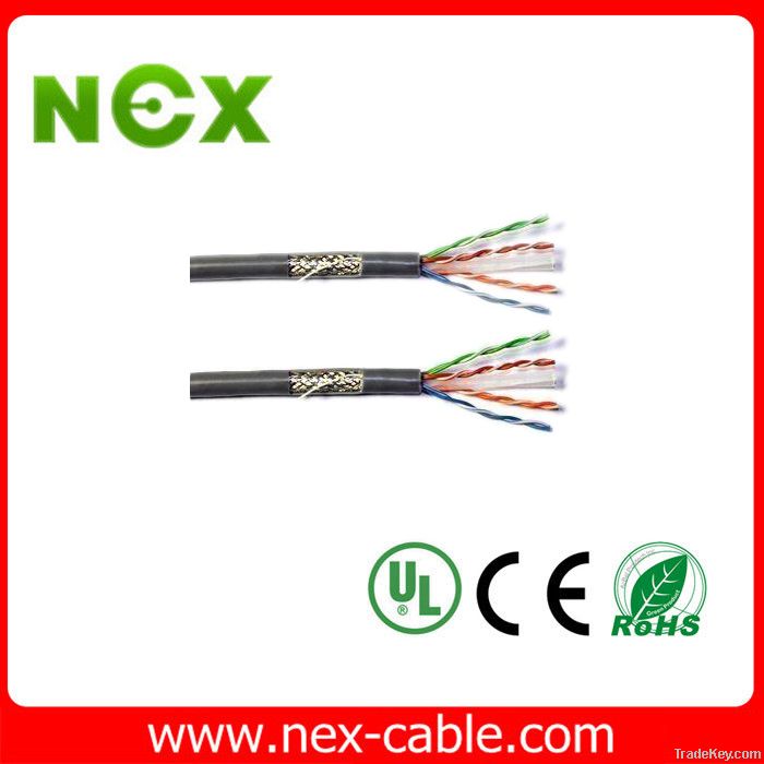 manufactory of sftp Cat6 23awg lan cable 550MHZ