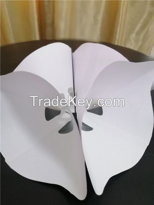 Disposable customized filter paper funnel for automobile paint