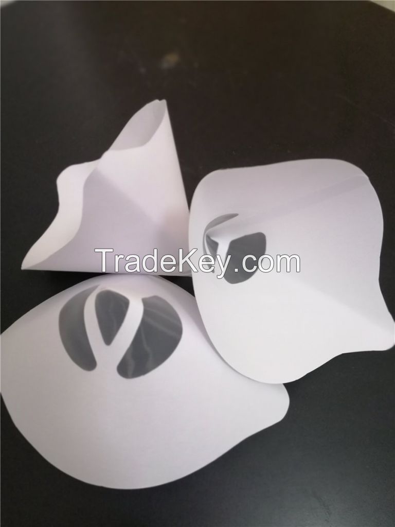 Disposable customized filter paper funnel for automobile paint