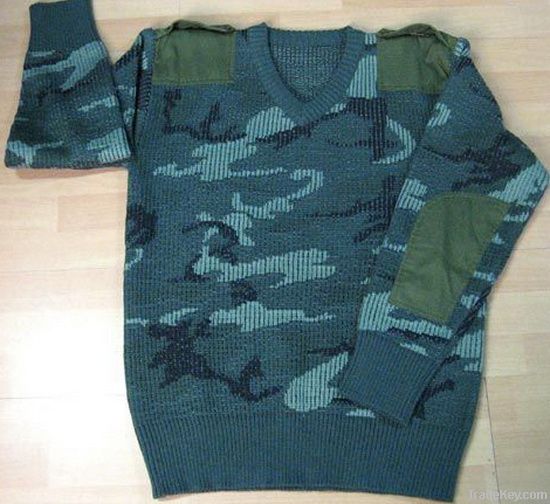 Military Pullover Military Sweater Military Jersey Camouflage Pullover