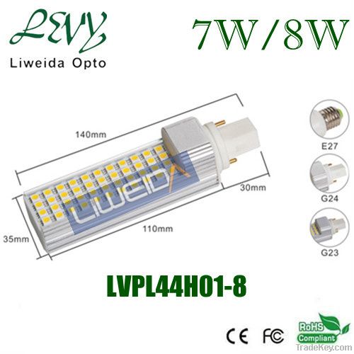 G24 PLC LED Lamp With CE &amp; RoHS