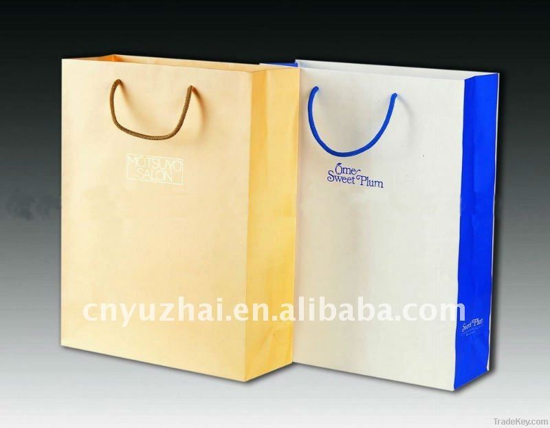 printed colorful paper shoe bag