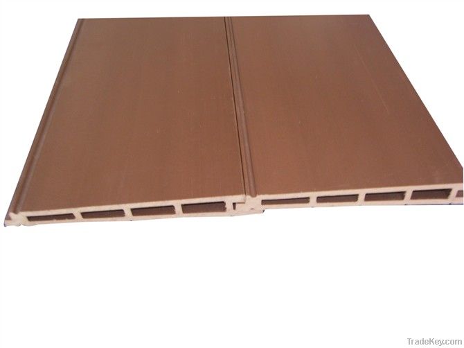 simple installation facade wpc wall cladding panel