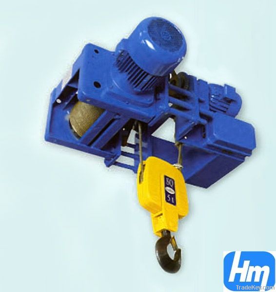 Low headroom electric hoist