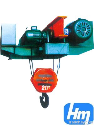 Low headroom electric hoist