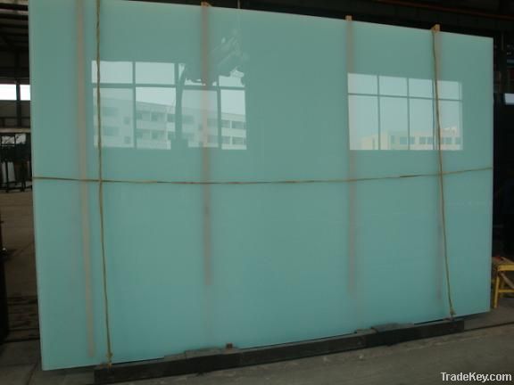 Laminated glass, sandwiched glass